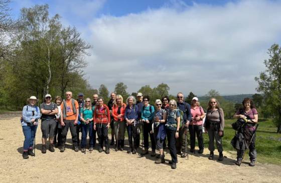 SABRE Members Greensand Way Group Photo